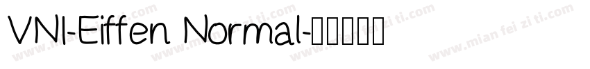 VNI-Eiffen Normal字体转换